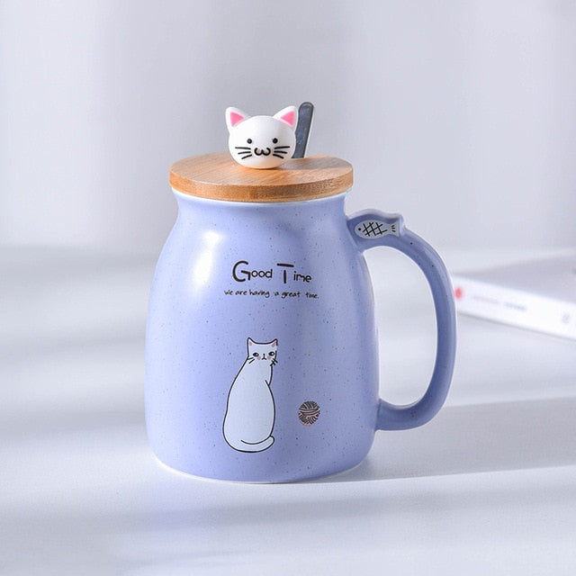 Pat and Pet Emporium | Home Products | Ceramic Cat Mug 4Pcs