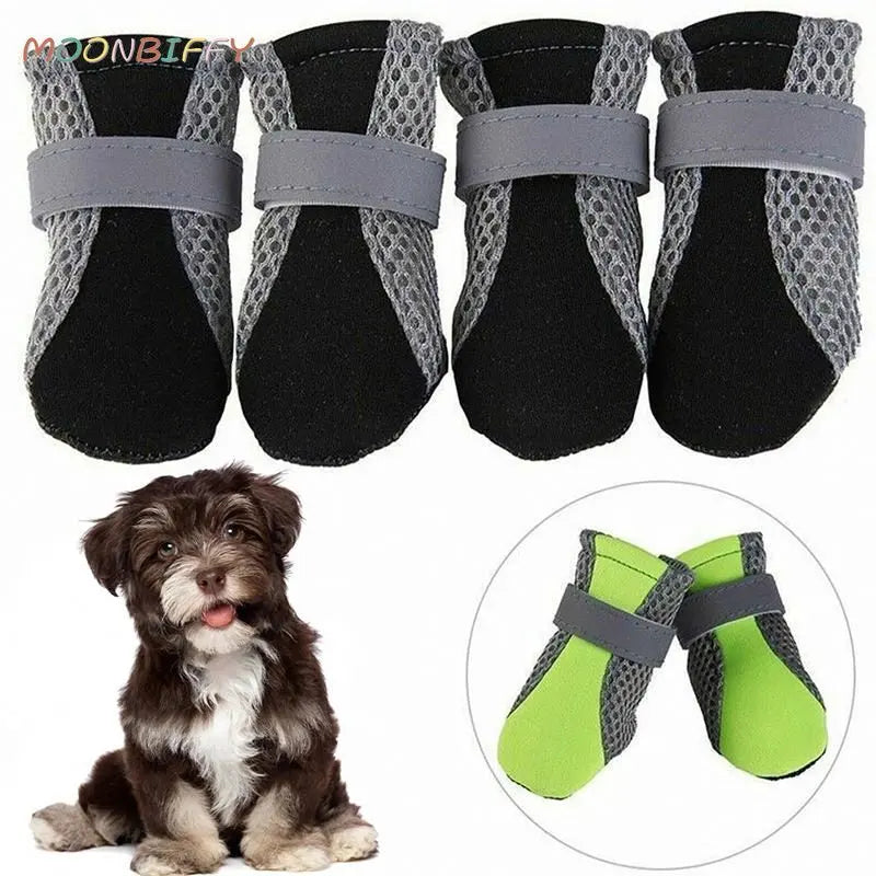 Pat and Pet Emporium | Pet Shoes | 4 Pcs Paw Protector Dog Shoes