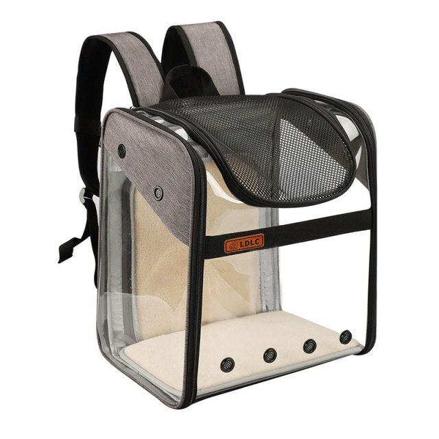 Pat and Pet Emporium | Pet Carriers | Pet Clear Carry Backpack