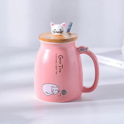 Pat and Pet Emporium | Home Products | Ceramic Cat Mug 4Pcs