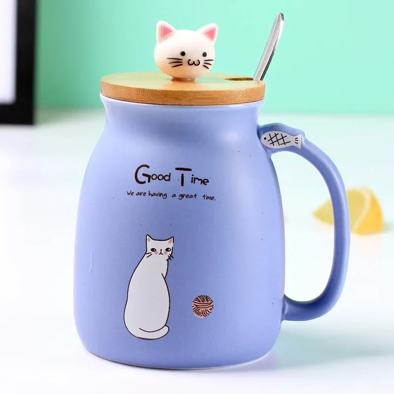 Pat and Pet Emporium | Home Products | Ceramic Cat Mug 4Pcs