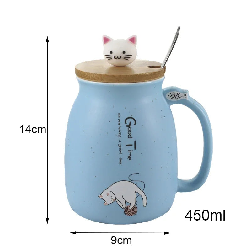 Pat and Pet Emporium | Home Products | Ceramic Cat Mug 4Pcs