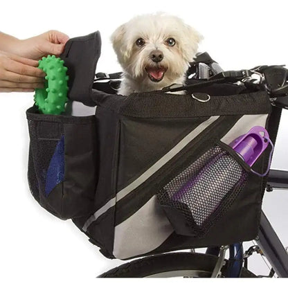 Pat and Pet Emporium | Pet Carriers | Puppy Dog Bicycle Basket