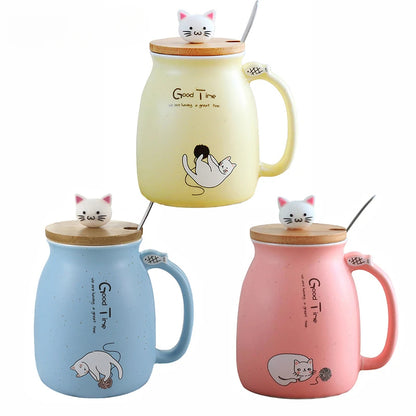 Pat and Pet Emporium | Home Products | Ceramic Cat Mug 4Pcs