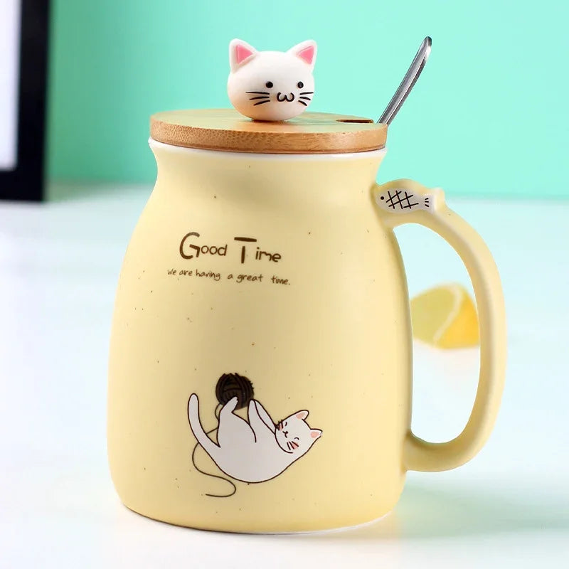 Pat and Pet Emporium | Home Products | Ceramic Cat Mug 4Pcs