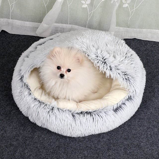 Pat and Pet Emporium | Pet Beds | Soft Plush 2-in-1 Pet Bed