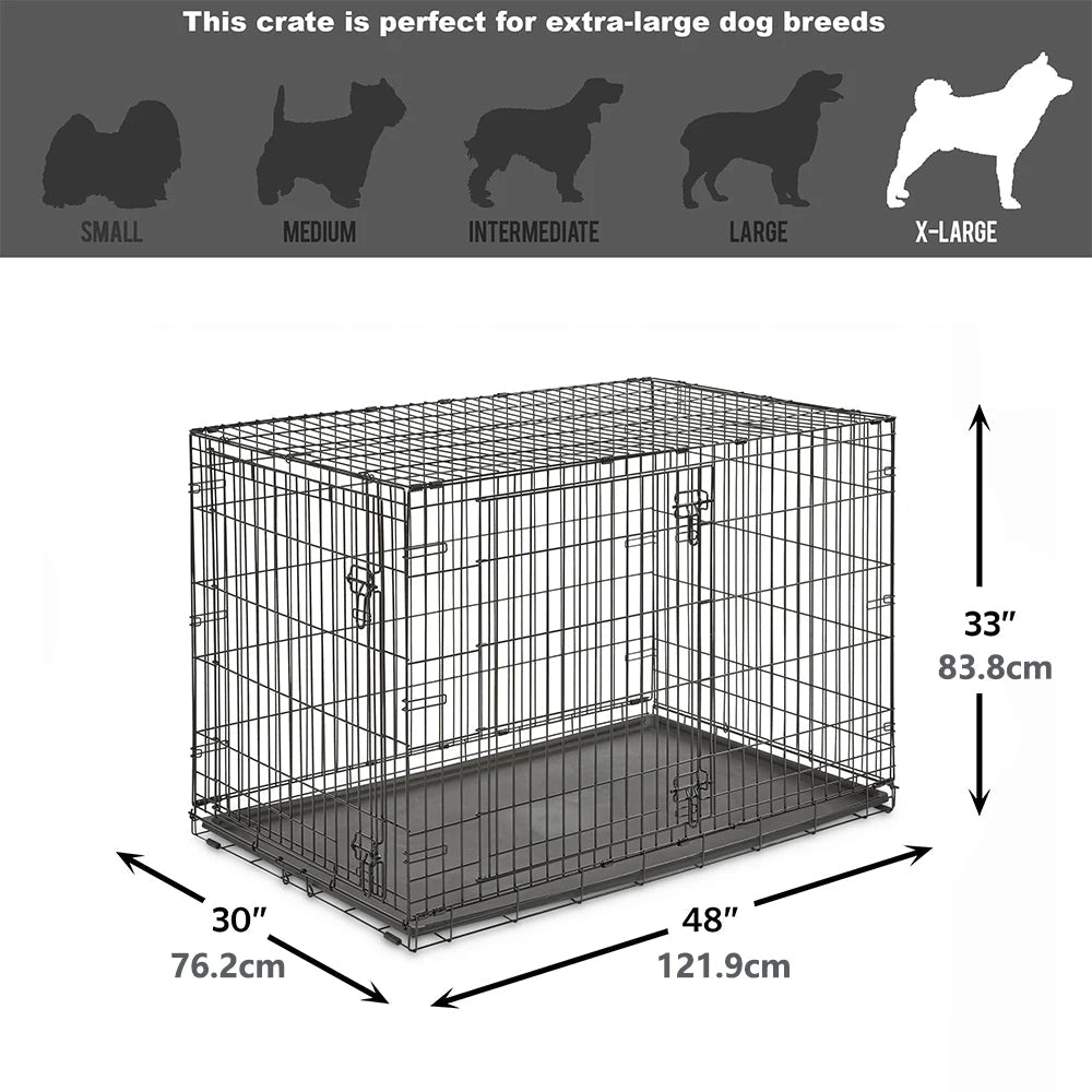 Pat and Pet Emporium | Pet Beds | Large Dog Crate 48" 5 Pcs