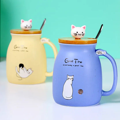 Pat and Pet Emporium | Home Products | Ceramic Cat Mug 4Pcs