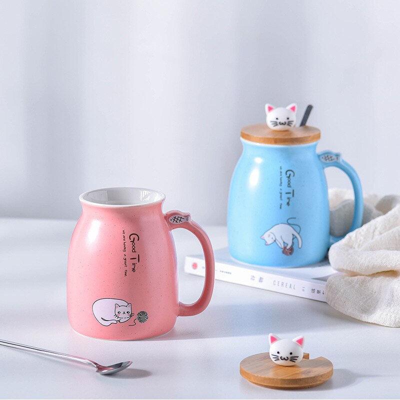 Pat and Pet Emporium | Home Products | Ceramic Cat Mug 4Pcs