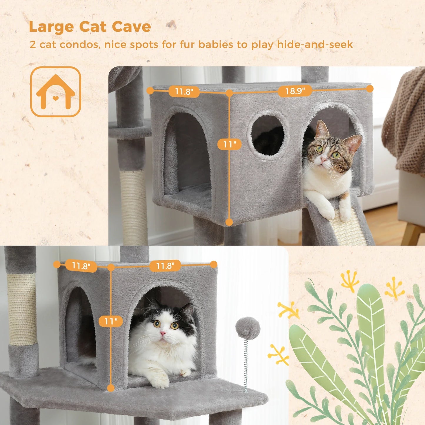 Pat and Pet Emporium | Cat Scratchers | Multi Level Cat Towers