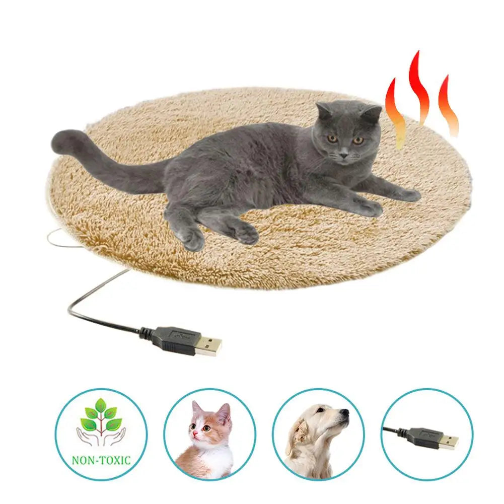 Pat and Pet Emporium | Pet Beds | Soft Heated Electric Pet Mat