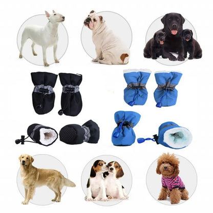 Pat and Pet Emporium | Pet Shoes | 4Pcs Protective Pet Shoes
