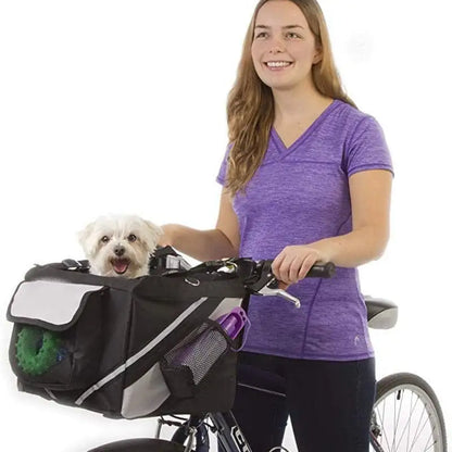 Pat and Pet Emporium | Pet Carriers | Puppy Dog Bicycle Basket