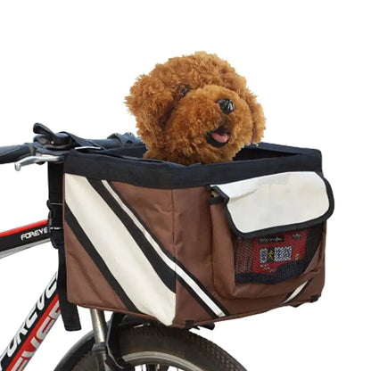 Pat and Pet Emporium | Pet Carriers | Puppy Dog Bicycle Basket