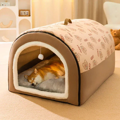 Pat and Pet Emporium | Pet Beds | Plush Indoor Dog Bed House