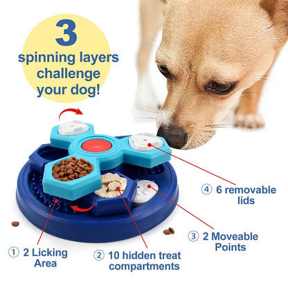 Pat and Pet Emporium | Pet Toys | Dog IQ Puzzle Slow Feeder