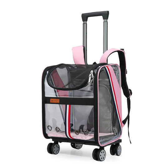 Pat and Pet Emporium | Pet Carriers | Clear Pet Travel Backpack