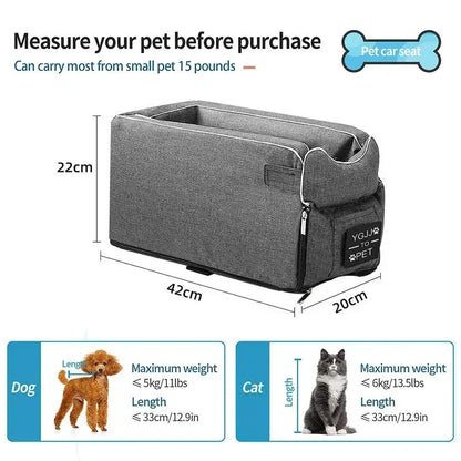 Pat and Pet Emporium | Pet Carriers | Portable Cat Dog Travel Car Seat