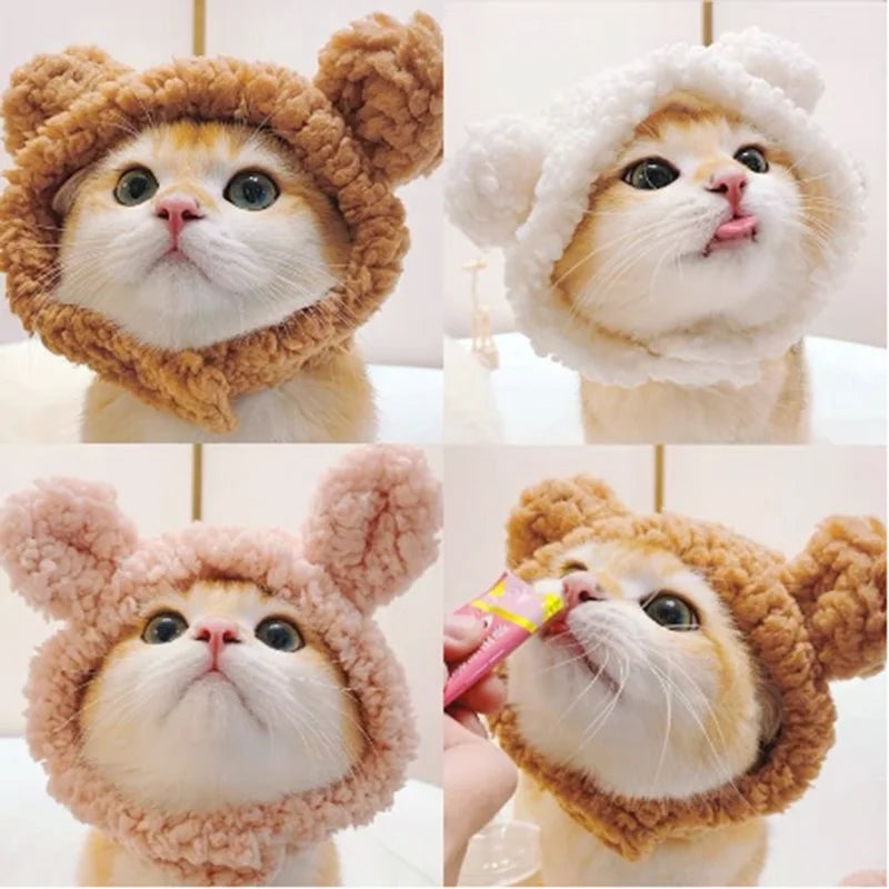 Pat and Pet Emporium | Pet Costumes | Cute Fleece Bear Cat Costume