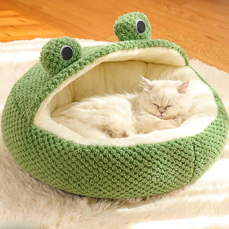 Pat and Pet Emporium | Pet Beds | Cartoon Frog Cat Dog House