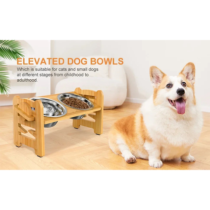 Pat and Pet Emporium | Pet Bowls | Ergonomic Pet Bowl Stand