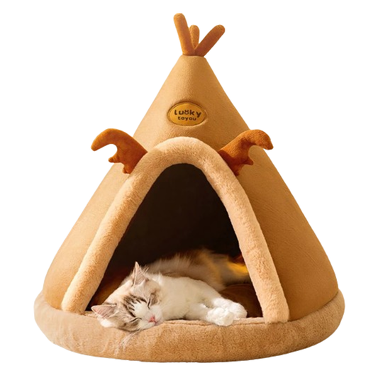 Pat and Pet Emporium | Pet Beds | Soft Teepee Style Pet House