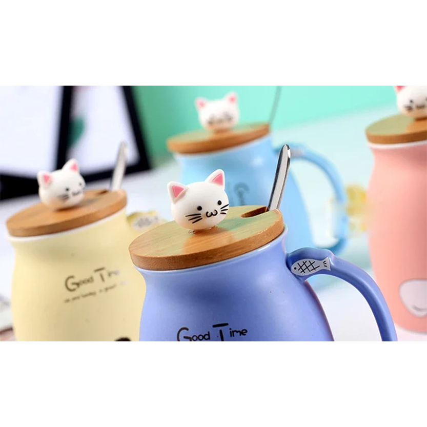 Pat and Pet Emporium | Home Products | Ceramic Cat Mug 4Pcs