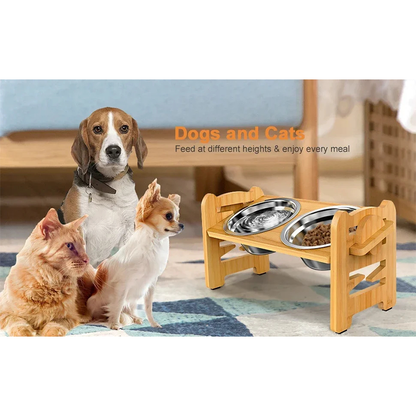 Pat and Pet Emporium | Pet Bowls | Ergonomic Pet Bowl Stand