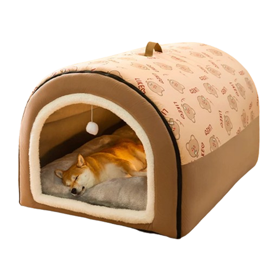 Pat and Pet Emporium | Pet Beds | Plush Indoor Dog Bed House