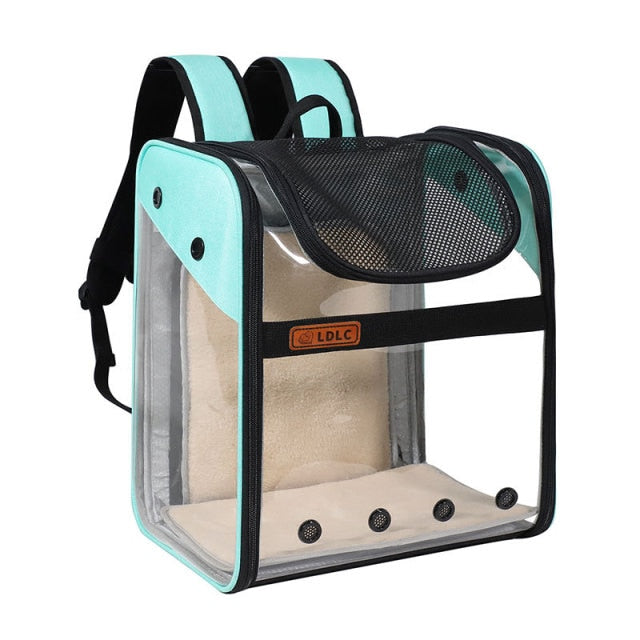 Pat and Pet Emporium | Pet Carriers | Pet Clear Carry Backpack