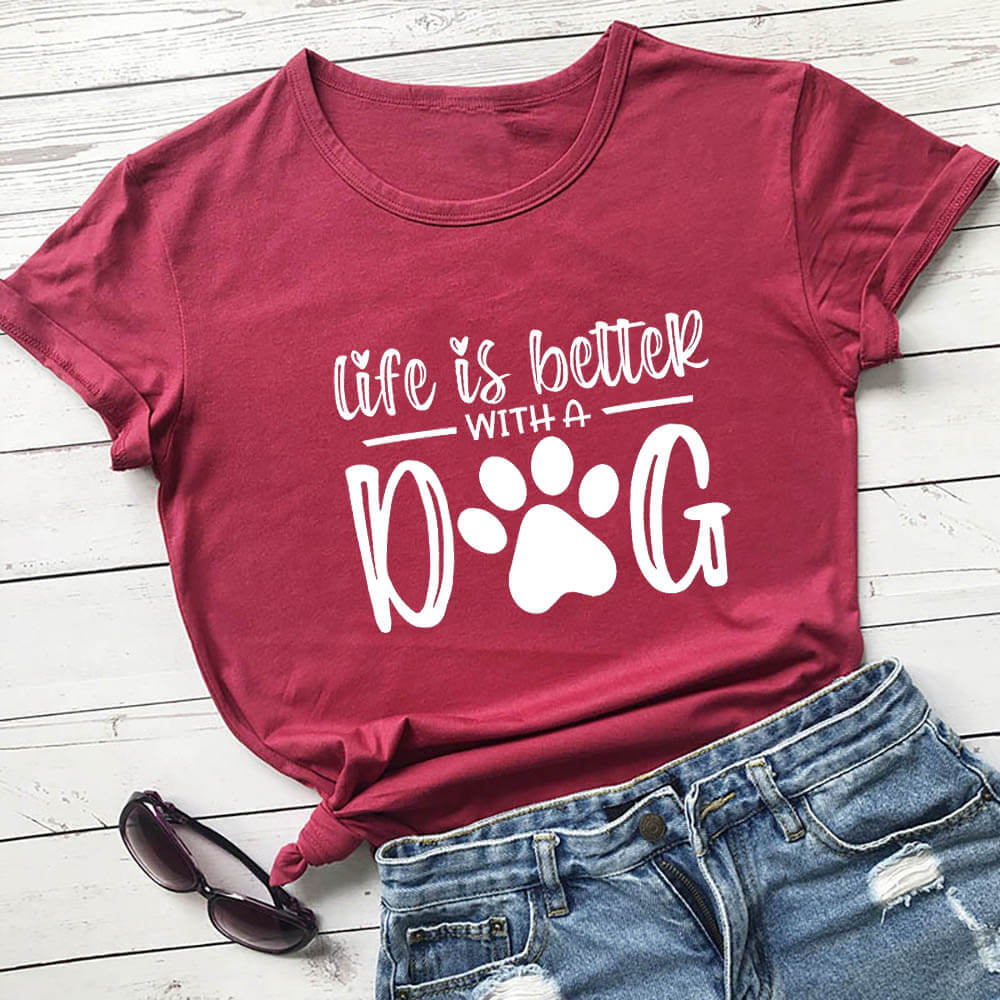 Pat and Pet Emporium | Shirts | Life Is Better With A Dog Shirt