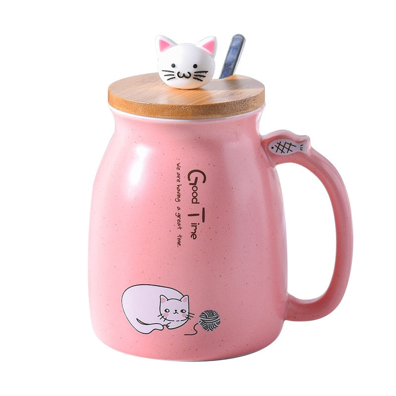 Pat and Pet Emporium | Home Products | Ceramic Cat Mug 4Pcs